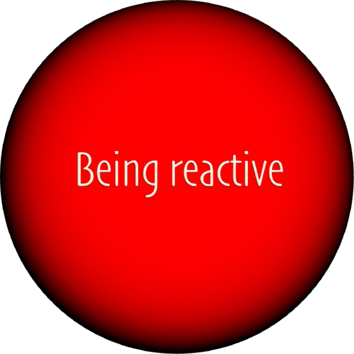 Being reactive